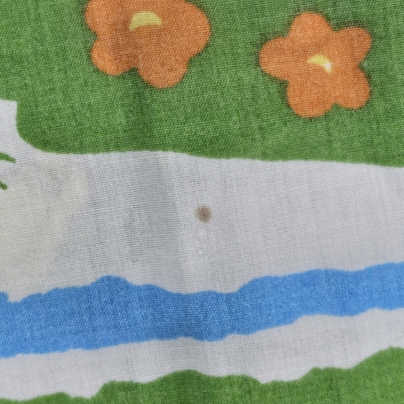 VTG Disney Alice in Wonderland Bambi Robin Hood Mickey Twin Flat Sheet 59.5"x89" - Picture 16 of 16